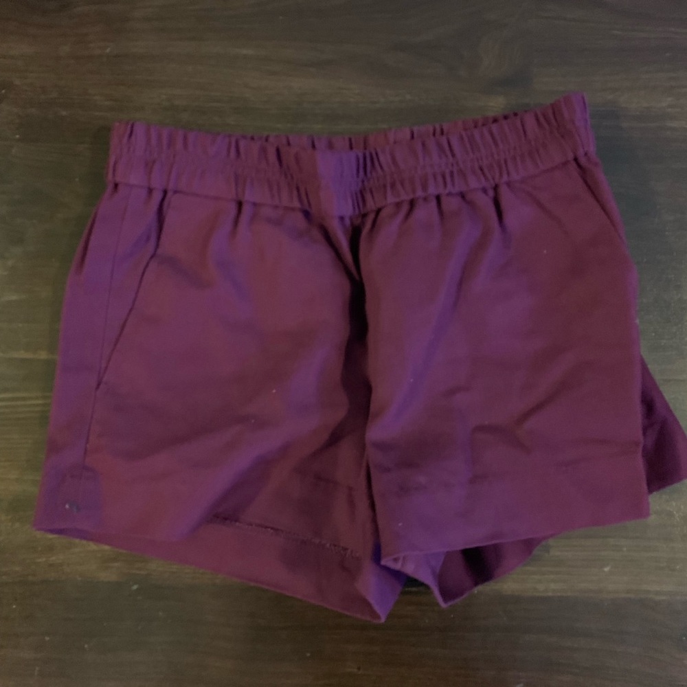 Jcrew purple shorts 00